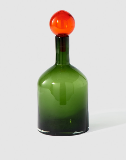 Pols Potten + Bubbles en Bottles, groen-oranje, low